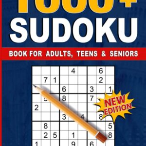 1000+ Sudoku Puzzles for Adults: A Book With More Than 1000 Sudoku Puzzles from Easy to Hard for adults.