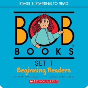 Bob Books - Set 1: Beginning Readers Box Set | Phonics, Ages 4 and up, Kindergarten (Stage 1: Starting to Read)