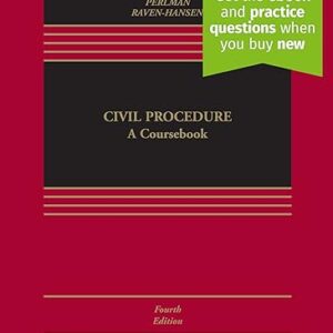 Civil Procedure: A Coursebook [Connected eBook with Study Center] (Aspen Casebook)