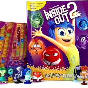 Disney Inside Out 2 My Busy Books - Storybook, 10 figurines, playmat