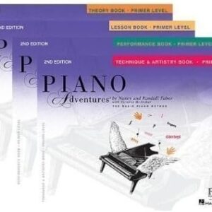 Faber Piano Adventures Primer Level Learning Library Pack - Lesson, Theory, Performance, and Technique & Artistry Books