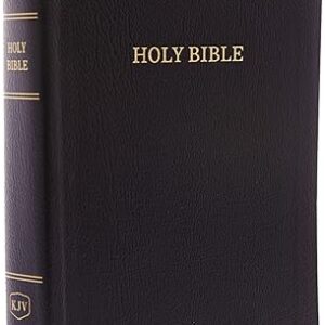 KJV Holy Bible: Personal Size Giant Print with 43,000 Cross References, Black Bonded Leather, Red Letter, Comfort Print: King James Version