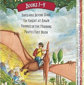 Magic Tree House Boxed Set, Books 1-4: Dinosaurs Before Dark, The Knight at Dawn, Mummies in the Morning, and Pirates Past Noon