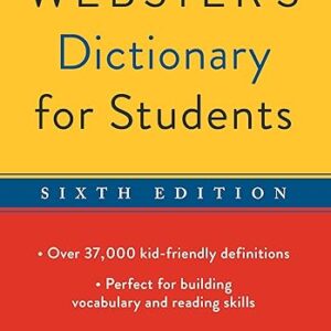 Webster's Dictionary for Students, Sixth Edition, Newest Edition